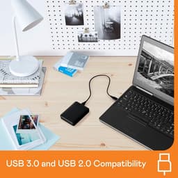 Externe Harde Schijf 1TB Zwart Snelle Dataopslag — thumbnail 2