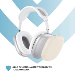 Shieldcase Beschermset geschikt voor Apple Airpods Max 1/2 - Siliconen covers / bescherming - 4 delige set - Hoofdband cover - Oorkap Beschermers & Reishoes - 4 in 1 set - Sterrenlicht — thumbnail 2