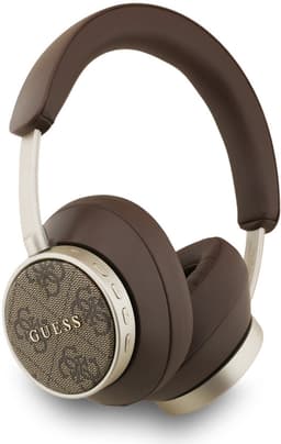 Guess Bluetooth Koptelefoon- ENC - PU Leather - 4G Classic Logo - Bruin — thumbnail 1