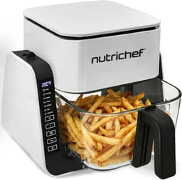Heteluchtfriteuse en Grill Combo met Transparante Kom - 7 Programma's — thumbnail 1