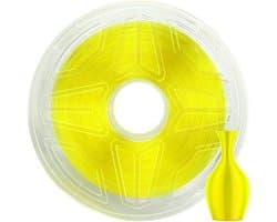 Flexibel TPU Filament 1.75mm Transparant Geel 1kg voor 3D Printer - Hoge Flexibiliteit