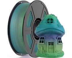 Matte Regenboog PLA 3D Printer Filament 1.75mm Multicolor Gradiënt 1KG