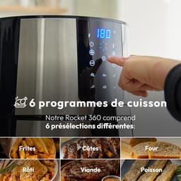 Heteluchtfriteuse met Grote Inhoud en Touchscreen Bediening — thumbnail 2