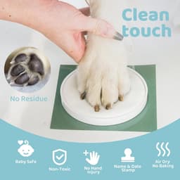Klei Pootafdruk Set voor Honden en Katten - DIY Aandenken — thumbnail 2