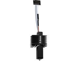 Geüpgrade All-Metal Hotend 0,6 mm met Gehard Stalen Mondstuk voor P1S/P1P 3D-Printer