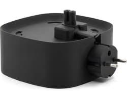 Muurbeugel geschikt voor Sonos One (SL) / Play:1 - Standaard geschikt voor Sonos One - Stopcontact Houder - Zonder boren - Kabelvrij & Stevig - Zwart