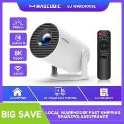 Trexxo projector - mini beamer - draagbaar - 8k - afstandsbediening - biosscoopervaring - beeldkwaliteit - 1080P 1280*720P - wit — thumbnail 2
