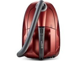 Krachtige Stofzuiger - Huishoudelijke Reiniger - Efficiënt Schoonmaken - Grote Capaciteit Zakken - 43 Liter Inhoud - Rood