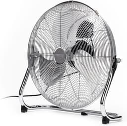 Luchtcirculatieventilator - Industriële Ventilator - Ruimte Koeling - Stabiele Metalen Constructie - 45 cm Blad - Chroom — thumbnail 2