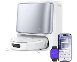 NARWAL FLOW - Robotstofzuiger en dweil met station - 22.000 Pa - DualFlow Anti-Tangle Huisdierhaar - FlowWash Wassysteem