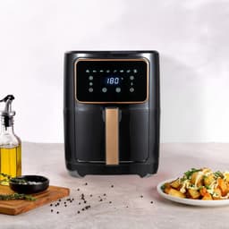 Zyrex® Airfryer XXL - Mini-oven - Heteluchtfriteuse - 12L - 12 Programma's- Zwart- 36cm x 40cm x 36cm — thumbnail 7
