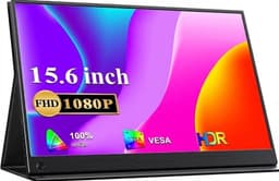 SNJY® Portable Monitor - Draagbare Monitor - Draagbaar Scherm - 15,6 Inch - 1920x1080 Full HD - Zwart — thumbnail 1