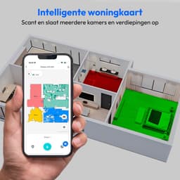 MEDION Robotstofzuiger met afzuigstation en dweilfunctie X22 SW+ (lasernavigatie, 5.000 Pa, 2-in-1, nauwkeurige mapping, no-go zones, meerdere etages, MD 100021) grijs — thumbnail 5