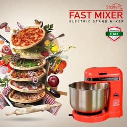 Snelle Elektrische Keukenmixer met 5 Snelheden - Voor Eenvoudig Bakken en Kneten - Gemakkelijk Schoon te Maken — thumbnail 2