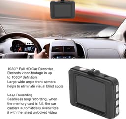 Multifunctionele 1080P Full HD Dashcam Voor Auto met Bewegingsdetectie — thumbnail 5