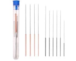 Cleaning Kit for 3D Printer Nozzles, 20pcs Stainless Steel Nozzle Cleaning Needles in 10 Different Sizes for 3D Printers (0.15/0.2/0.25/0.3/0.35/0.4/0.5/0.6/0.8/1mm)