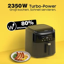 Grote heteluchtfriteuse XXL 9 liter met 9 programma's en LED-display — thumbnail 5