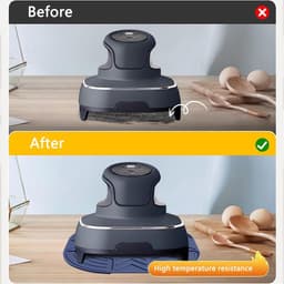 2 stuks geschikt voor NinjaFN101GY airfryer hittebestendig matje, aanrechtbeschermingsmat, antislip siliconen hittemat, geschikt voor airfryer, koffiemachine, broodrooster, airfryer koffiemachine, enz. — thumbnail 3