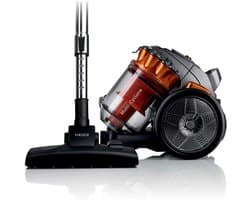 Krachtige zakloze stofzuiger 700W met Multicycloonfilter en Flexibele Slang