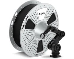 PA12-CF 3D-Printer Filament 1.75mm - Koolstofvezel Nylon voor Hoge Slijtvastheid en Hittebestendigheid