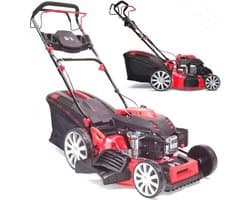 Benzine Grasmaaier - Zelfaandrijving Mulcher - Gazon Onderhoud - 4-in-1 Functionaliteit - 51cm Maaibreedte
