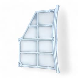 Fixem Geschikt voor AEG, Electrolux droger filter pluizenzeef was droger 1366339024 - Pluizenfilter - Wit - 1 Stuk — thumbnail 5