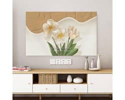 TV Beschermhoes - Schermhoes - Stofvrij Houden - Ademend Materiaal - 28-65 Inch - Stijl B