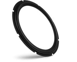 Allecto - Rubberen luidspreker rand - Subwoofer - Vervanging - Zwart - Dell - DIY - Speaker surround - Geschikt voor - Luidsprekers