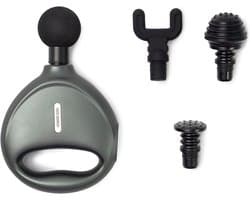 Massagepistool - Spierontspanningstool - Herstel na sport - 4 snelheden 4 koppen - Compact draagbaar - Groen