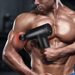 Massage gun- Massage gun professioneel - Massage - 4 Massagekoppe - voor Nek - Schouder- Rug - Lichaam - 6 Snelheden - 3500 omw/min - 1200 mAh accu — thumbnail 2