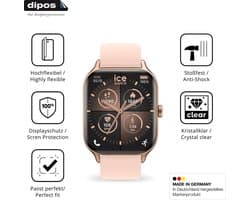 dipos – 2x Beschermfolie geschikt voor Ice-Watch Ice Fit RT 3.0 40mm | 3D Full Cover Screenprotector | 100% Passend