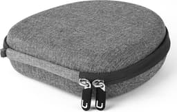 Allecto- Hoofdtelefoon draagtas - beschermende harde reistas - met kabel - opbergruimte voor oplader - grijs - hoofdtelefoon draagtas compatibel met verschillende merken - Jabra, Skullcandy, Mpow, Shure, Sennheiser — thumbnail 2