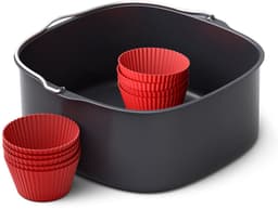 Philips Ovenschaal & Bakblik Airfryer Accessoire - HD9957/00 - Geschikt voor Philips - Bakset met 9 muffinvormen — thumbnail 2