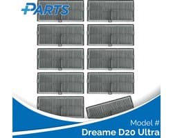 Dreame D20 Ultra Filters (10 Stuks, Plus.Parts® alternatief voor RHF14)