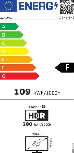 Xiaomi TV S Pro Mini LED 2026 Smart TV – 75 Inch – 4K QLED 144Hz- 1700 nits Helderheid - Dolby Vision & Atmos - Smart TV met Google TV — thumbnail 2