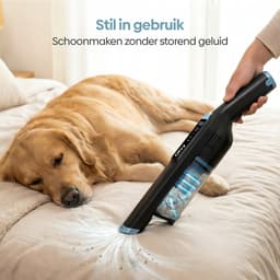 Olvy Kruimeldief PRO - LCD Display - Oplaadstation - 3 Snelheden - 250W - Kruimelzuiger Snoerloos - Autostofzuiger - 22 kPa - Draadloos - Handstofzuiger — thumbnail 9