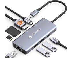 USB-C Dockingstation met Meerdere Poorten voor Laptop