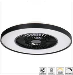 LED Plafondlamp met ventilator - Dimbaar - 3800 Lumen - 60W - 2000K/4000K — thumbnail 1
