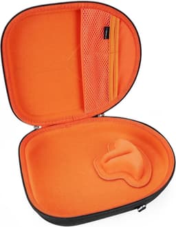 Hoofdtelefoon Hardcase - Reis Hoofdtelefoonhoes - Bescherming Onderweg - Kabelopslag Compartiment - 215x185x6 cm - Zwart — thumbnail 5
