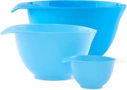 Grote Mengkom - Keuken Kom - Maaltijd Bereiding - Compact En Stapelbaar - 45 Liter - Lichtblauw — thumbnail 5