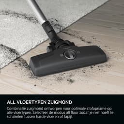 Stofzuiger Zonder Zak - Cilinderstofzuiger - Grondige Reiniging - Cycloontechnologie - 1.6 Liter Container - Zwart — thumbnail 2