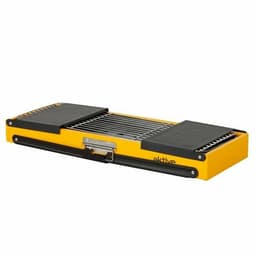 Barbecue Draagbare Aktive Staal 89 x 32 x 22 cm Geel — thumbnail 2