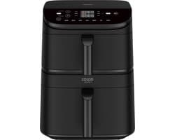 Cosori Turbo Tower Dubbel 10,8 l Vrijstaand 2630 W Heteluchtfriteuse Zwart — thumbnail 1