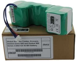 Accu geschikt voor iRobot Roomba Combo en Ecovacs Deebot Ozmo 600 en Deebot 900 Serie (12V/3000mAh)