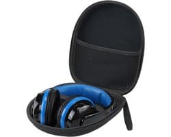 Allecto Plus - Beschermhoes voor Over Ear/On Ear Koptelefoon - Opbergzak voor Hoofdtelefoon - 22 x 19 x 6 cm - Zwart