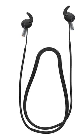 kwmobile Strap Compatible with Samsung Galaxy Buds 3 Pro - Silicone Cord Holder for Wireless Earphones - Black — thumbnail 3