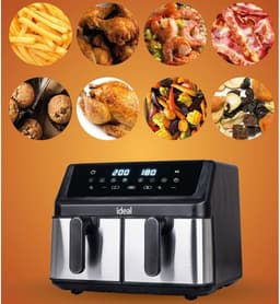 Ideal IK1500 Serie - Heteluchtfriteuse - 9L - Dubbele Korf - 2000W — thumbnail 9