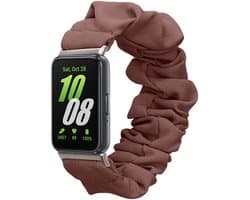 kwmobile elastisch bandje voor smartwatch - geschikt voor Samsung Galaxy Fit 3 - Horlogebandje van katoen - In druivenblauw