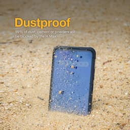 M H Max – Robuuste Android 14 Smartphone met 10000mAh Batterij, 90Hz Display, 4G Dual SIM, 13MP Camera – IP69K – 128GB Opslag — thumbnail 2