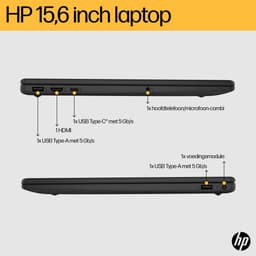 HP 15-fc0057nd - 15.6" inch - R5-7520U - Radeon 610M - 16 GB - 512 GB SSD - Zilver — thumbnail 5
